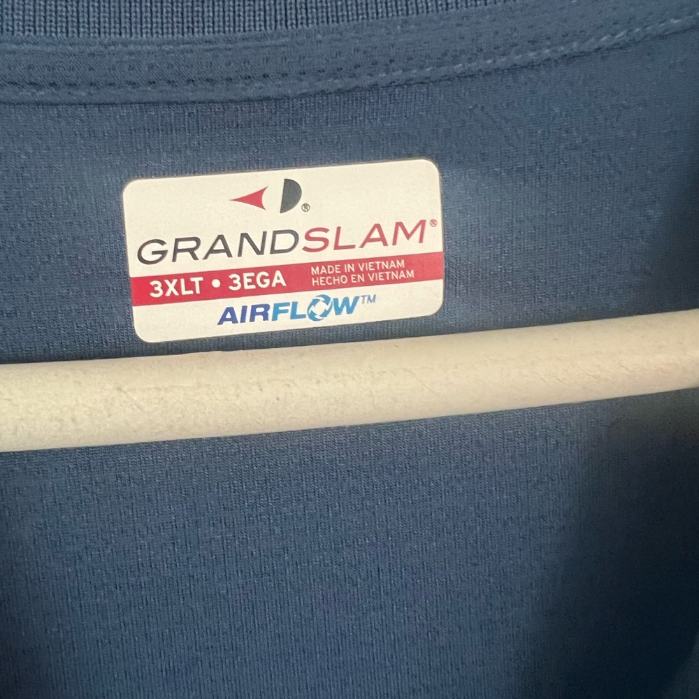 Grand Slam Airflow 3XLT Shirt in Blue